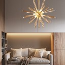 Loft Industry Modern - Crystall Sun Chandelier